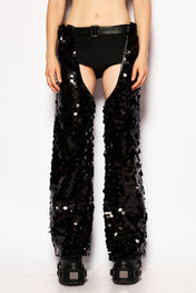 Black Disco rain pants