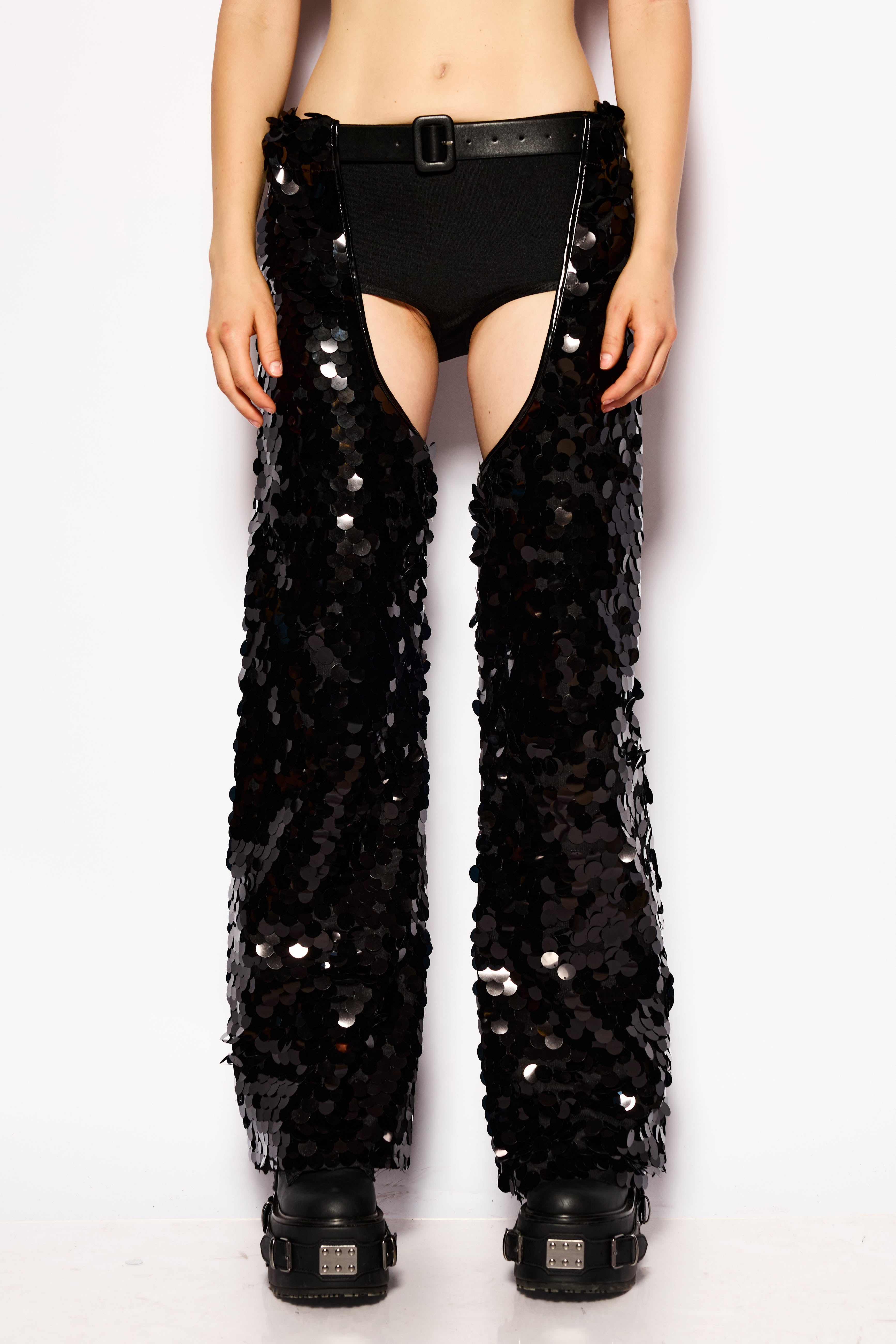 Black Disco rain pants