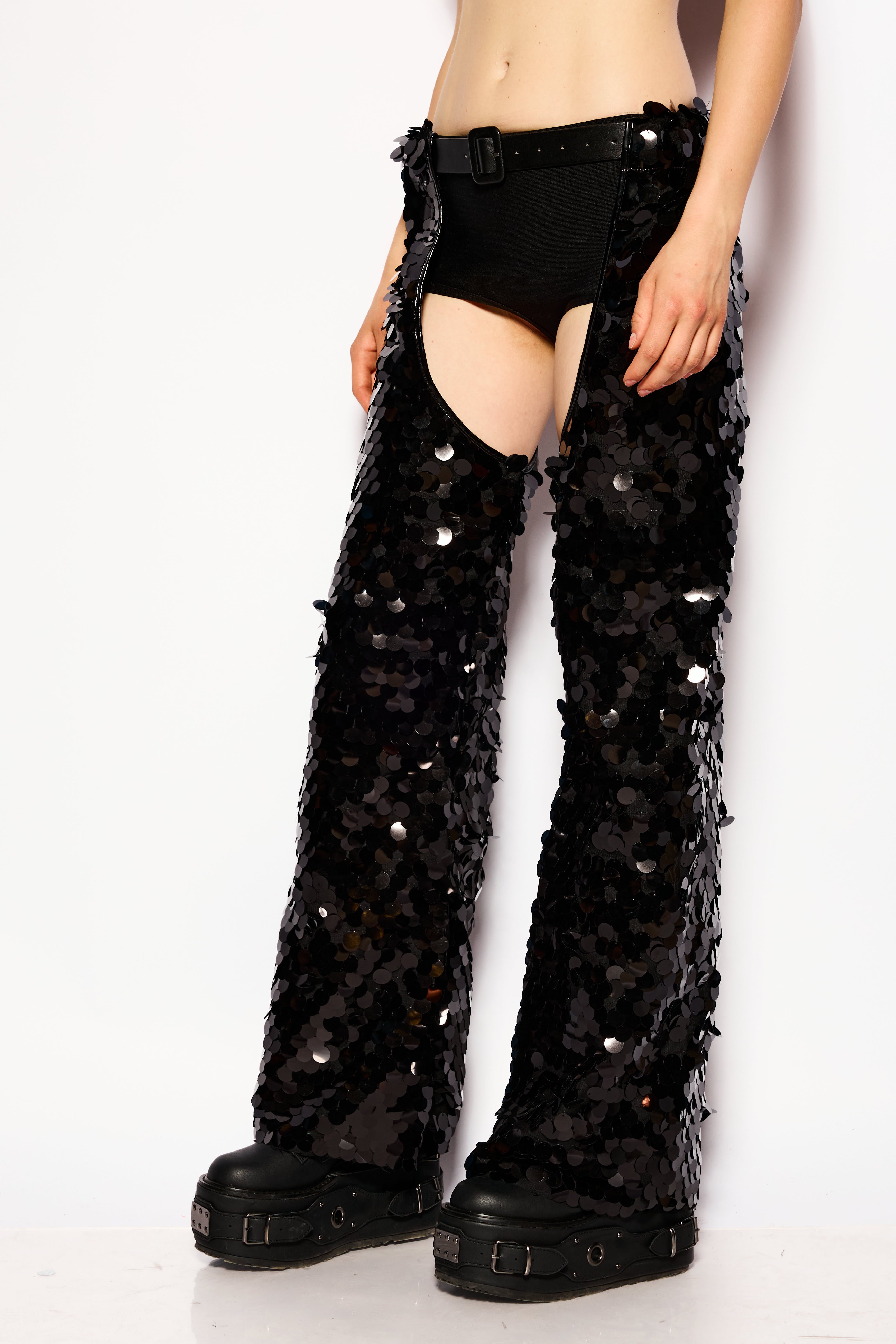 Black Disco rain pants