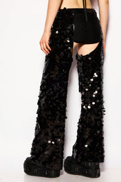 Black Disco rain pants