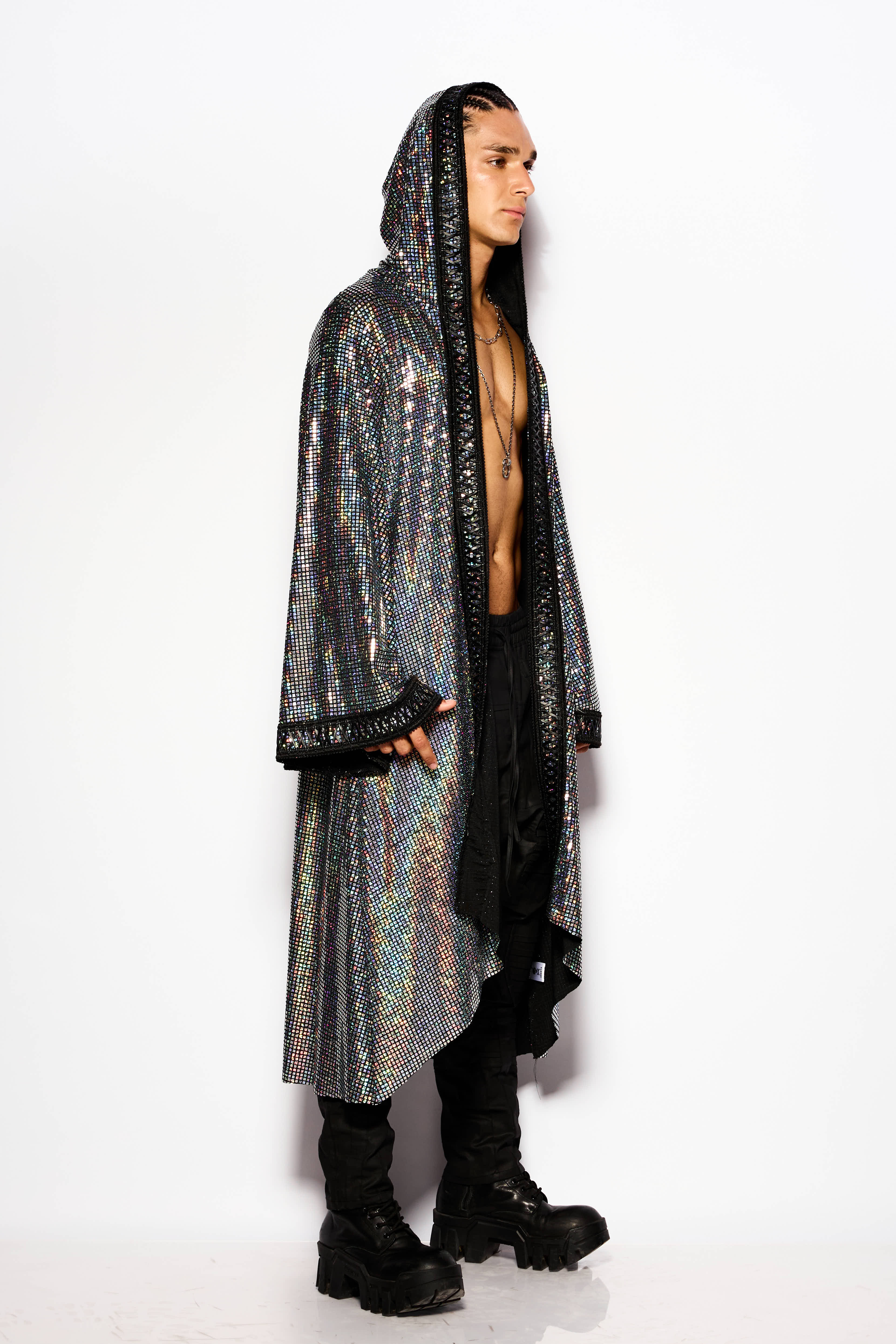 Black Holografic kimono