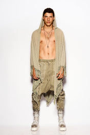 Green Draped kimono