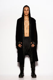 Black Coven hood kimono
