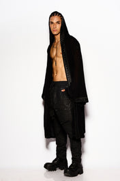 Black Coven hood kimono