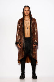 Bronze snake kimono