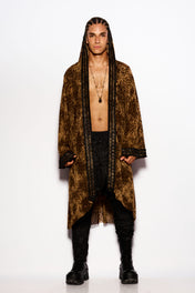 Desert leopard kimono