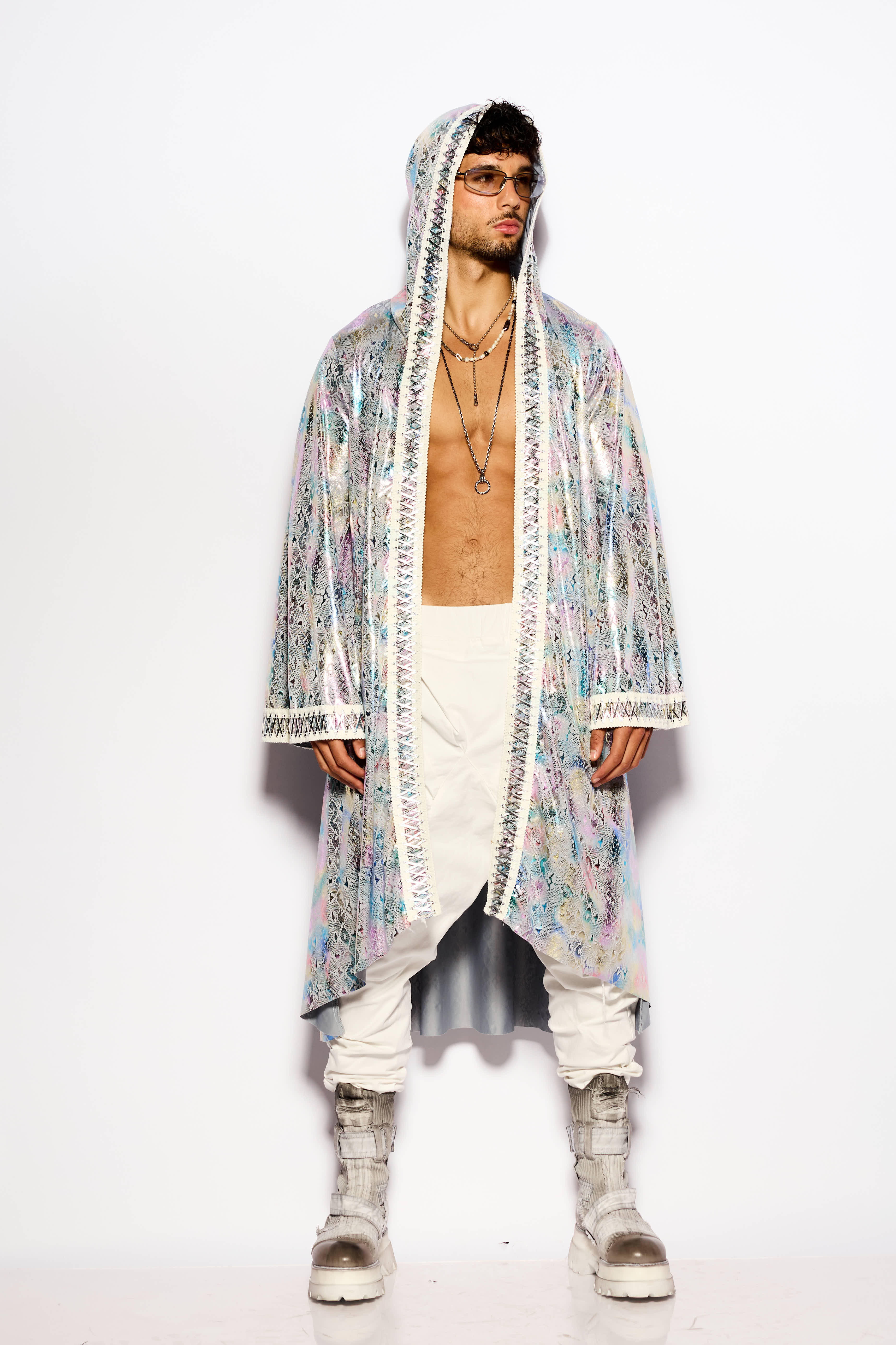 Gray Prism kimono
