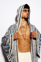 Gray Prism kimono