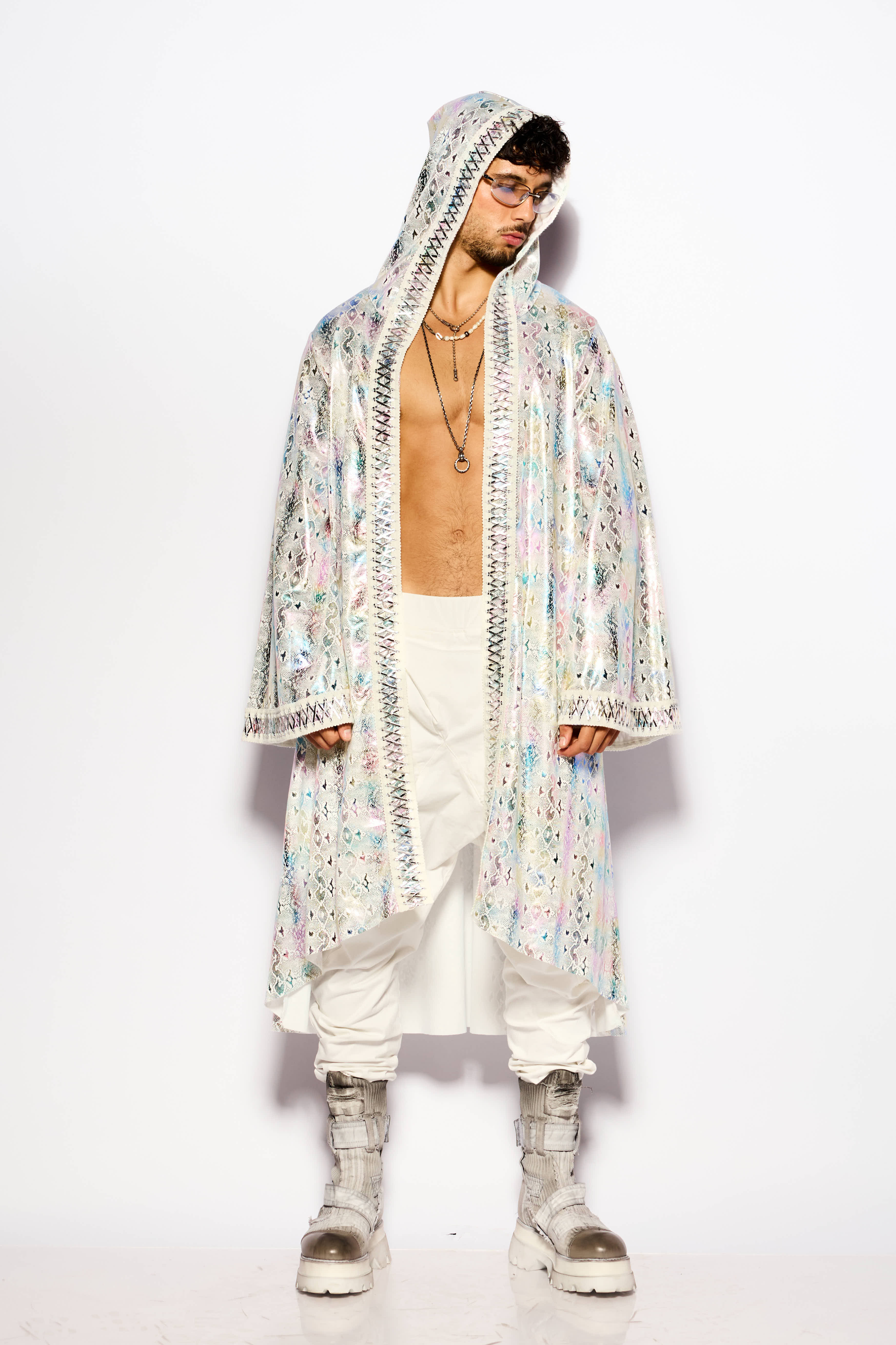 White Prism kimono