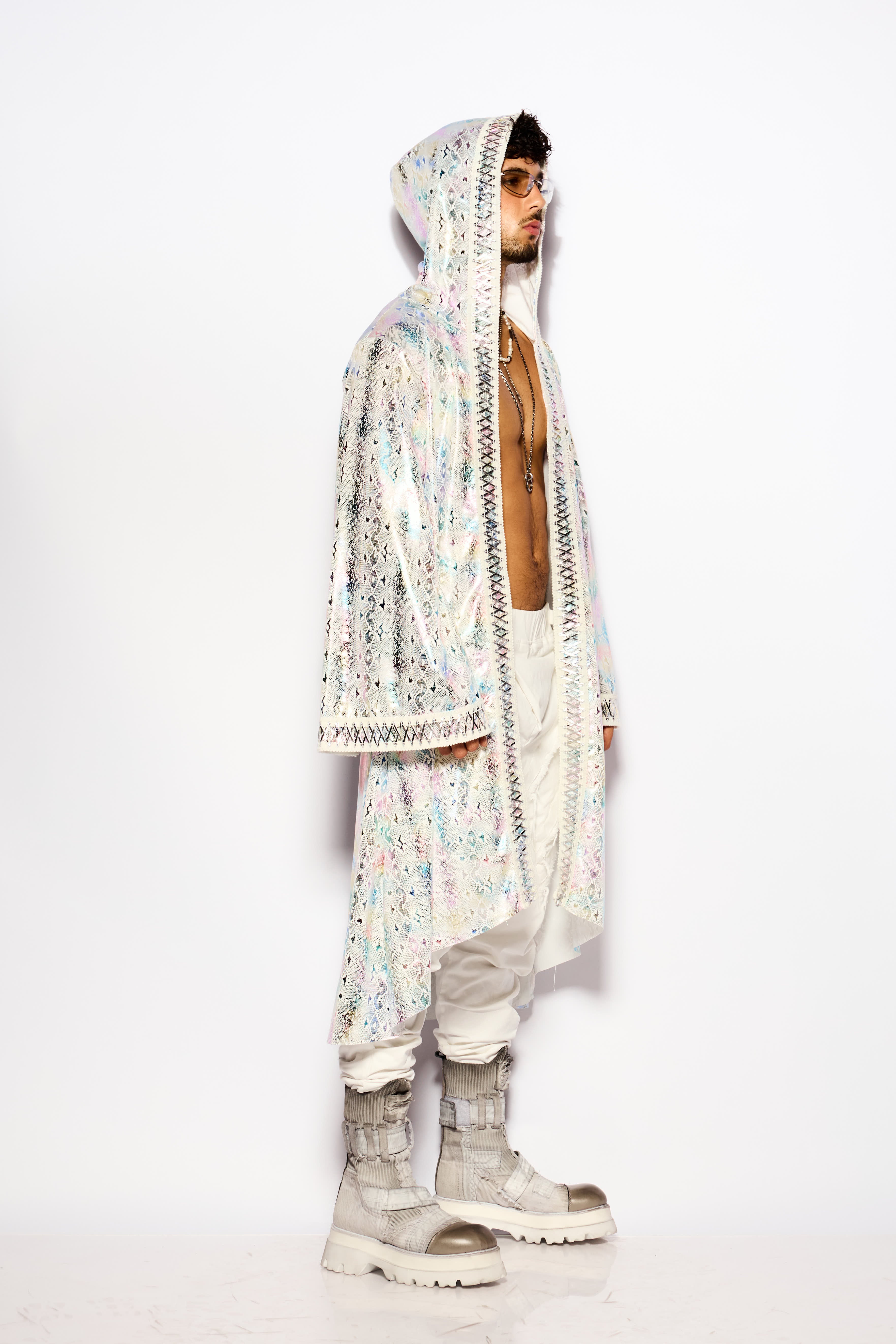 White Prism kimono