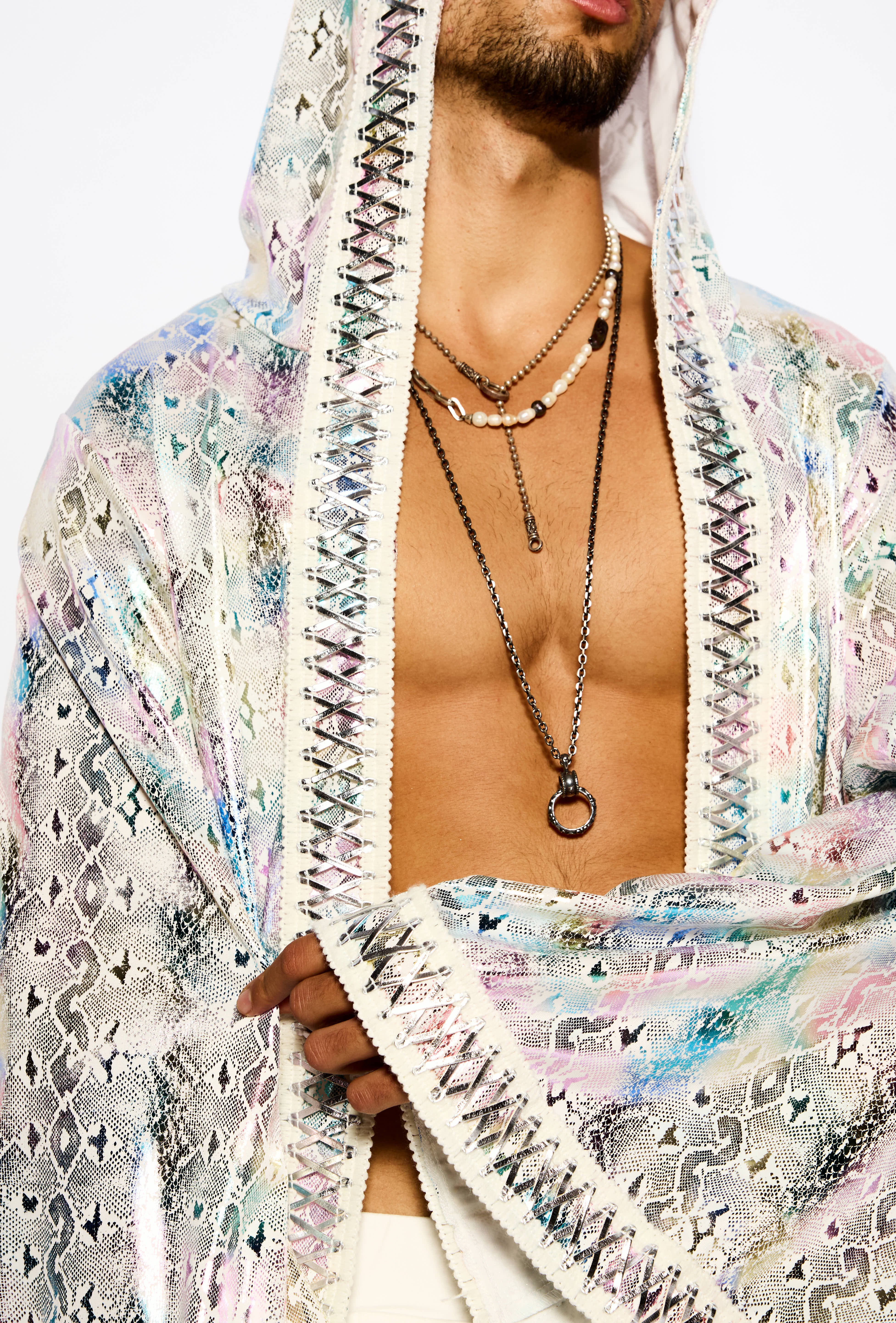 White Prism kimono