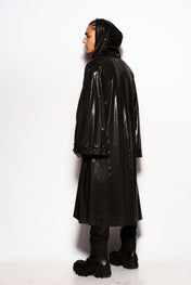 Black Liquid shadow kimono