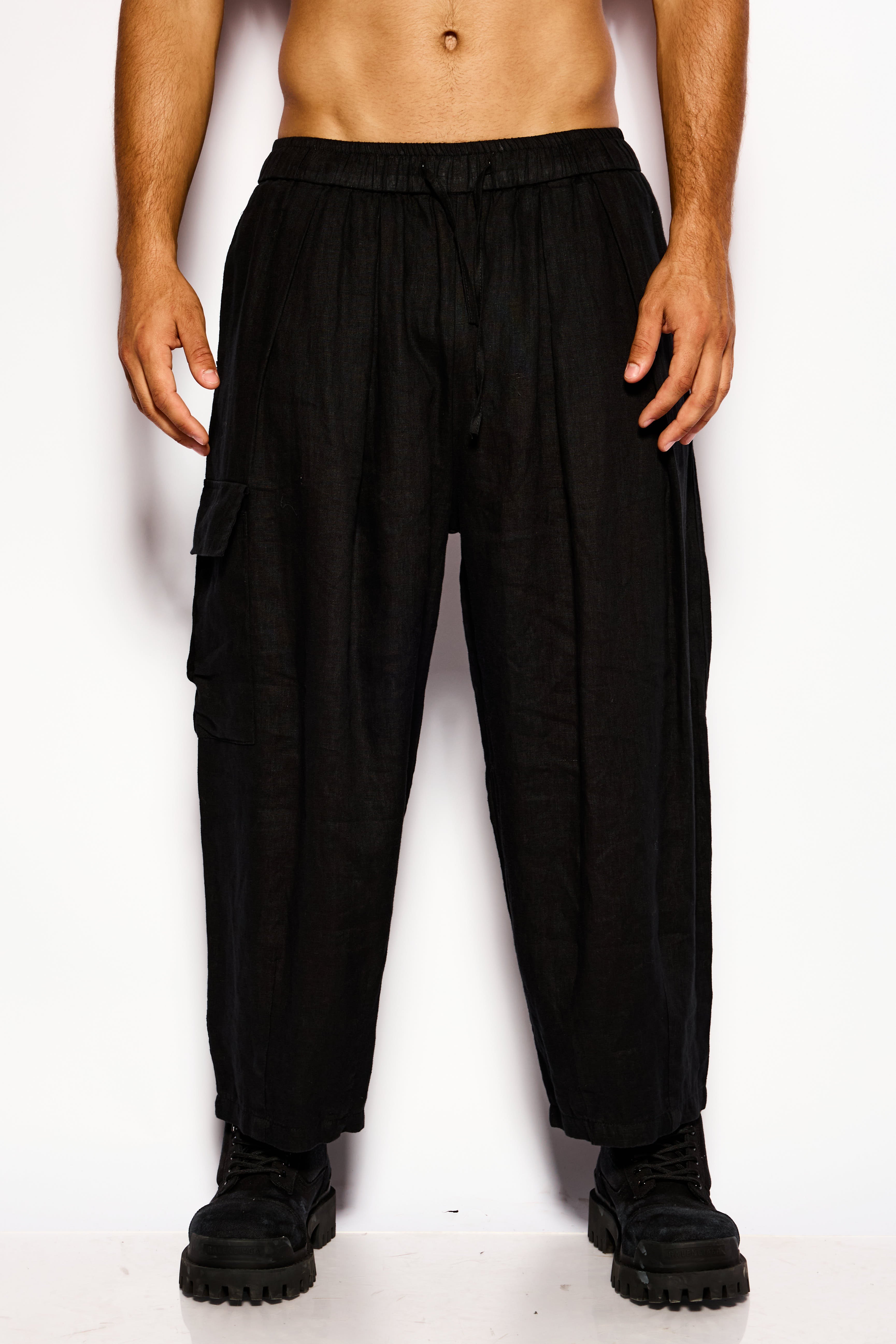 Wide leg trousers