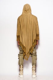 Beige Draped kimono
