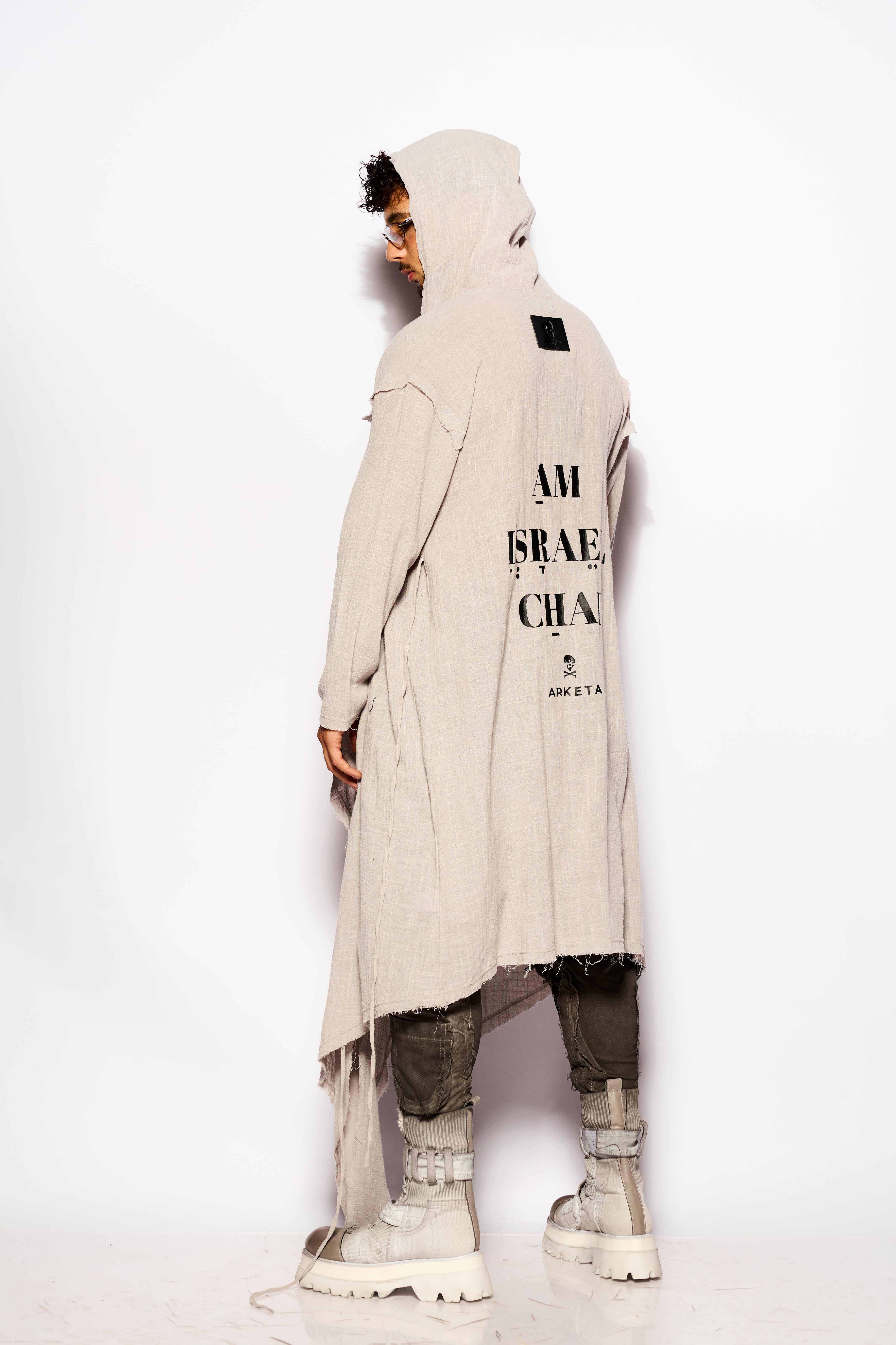Gray Kimono Am Israel Chai