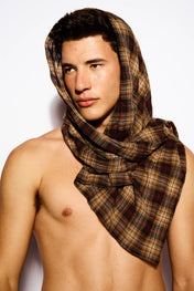 Vintage Plaid Scarf