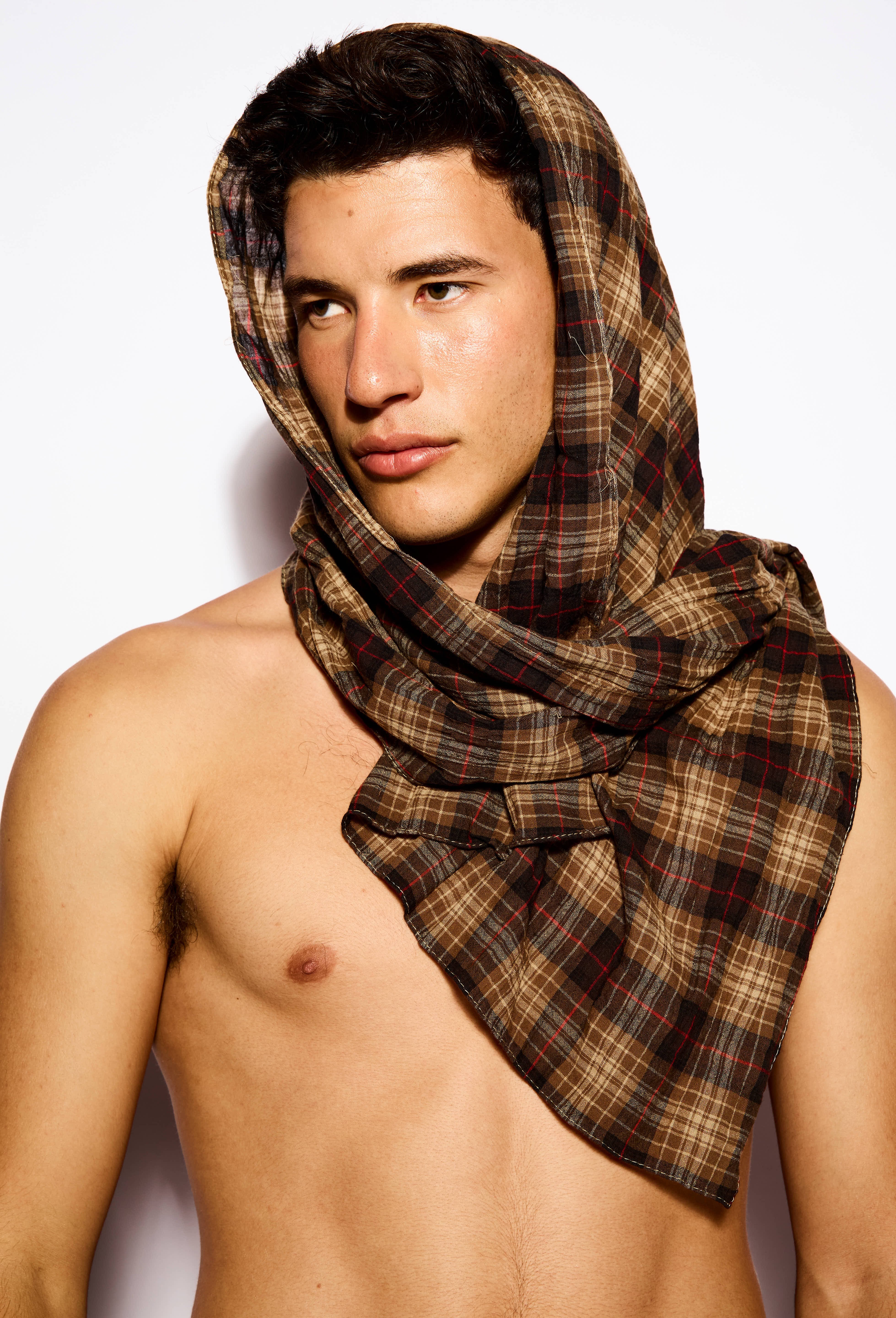 Vintage Plaid Scarf