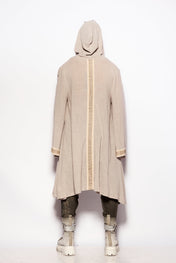 Gray Coven hood kimono