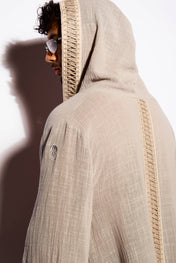 Gray Coven hood kimono