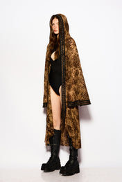 Desert leopard kimono