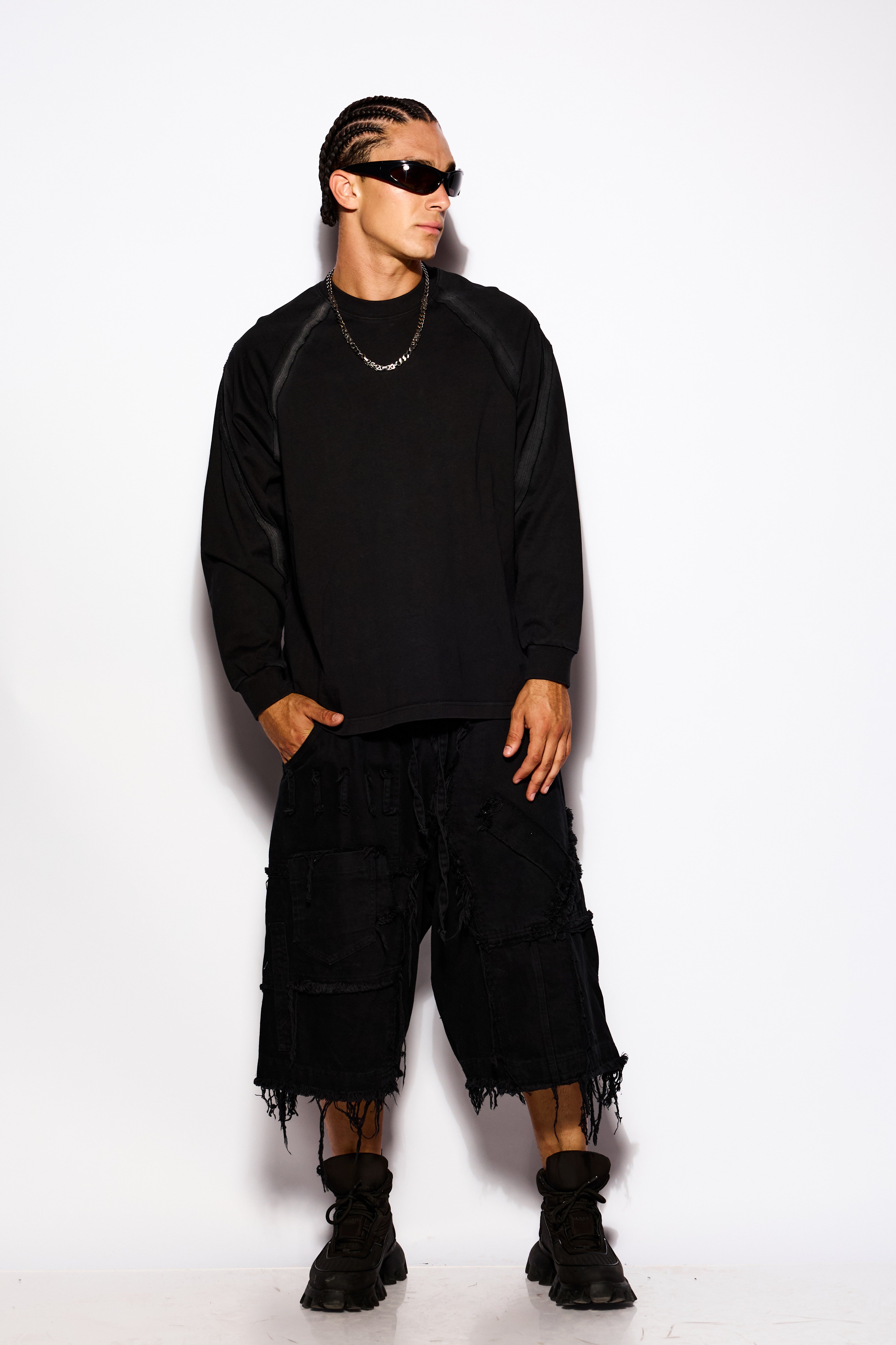 Black Phantom pullover Shirt