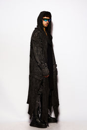 Black Longline cardigan