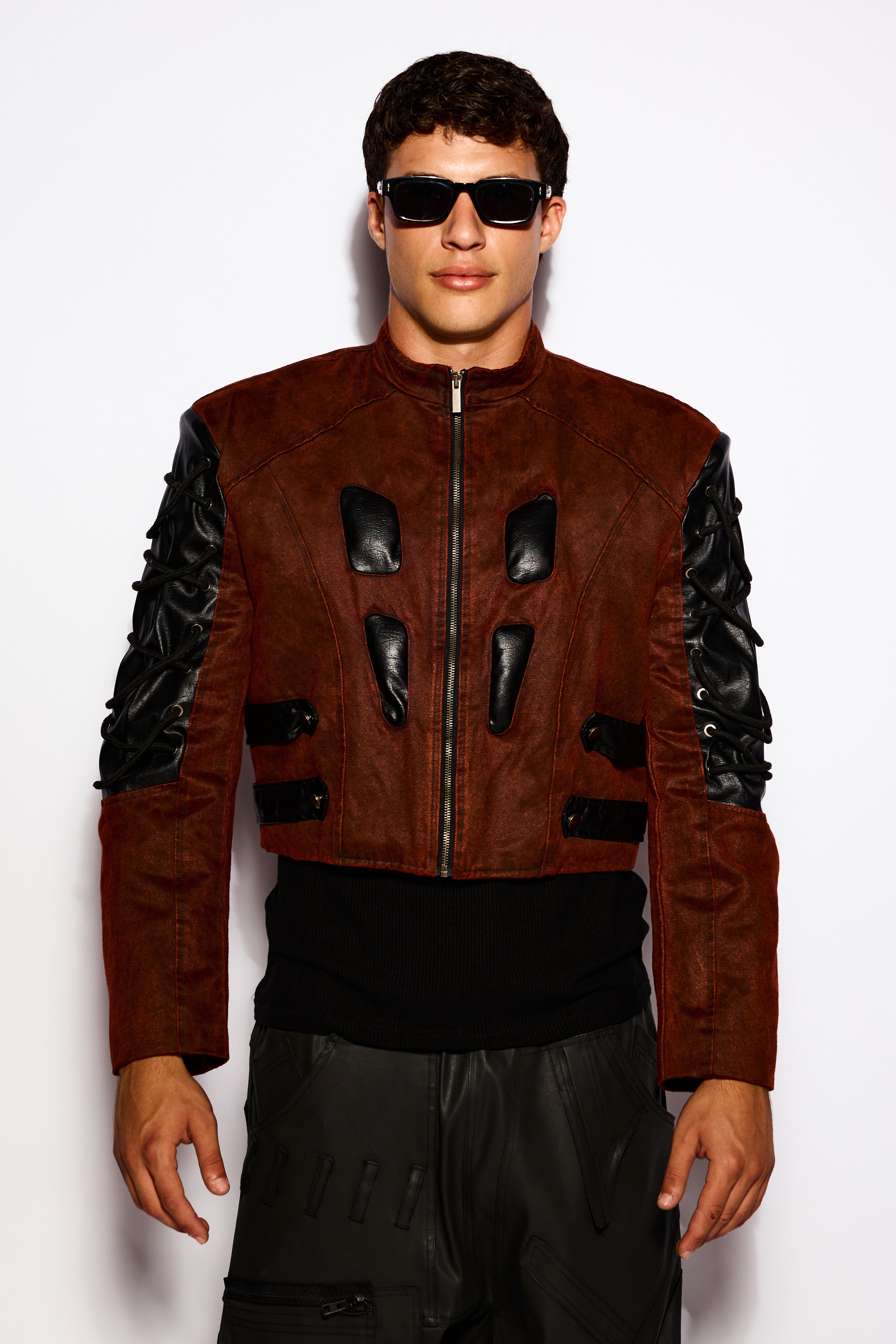Burgundy Racer jacket