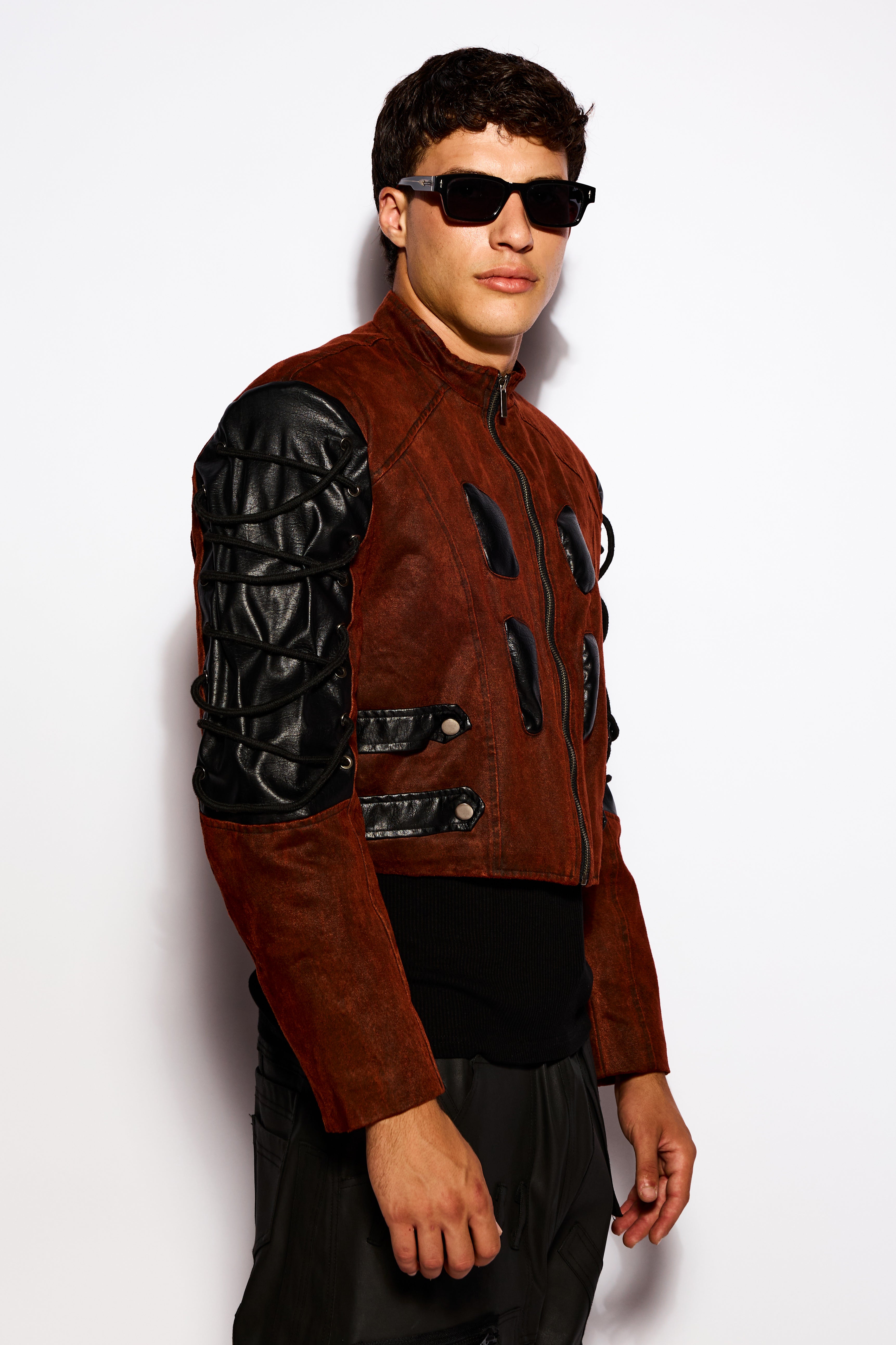 Burgundy Racer jacket