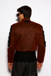 Burgundy Racer jacket