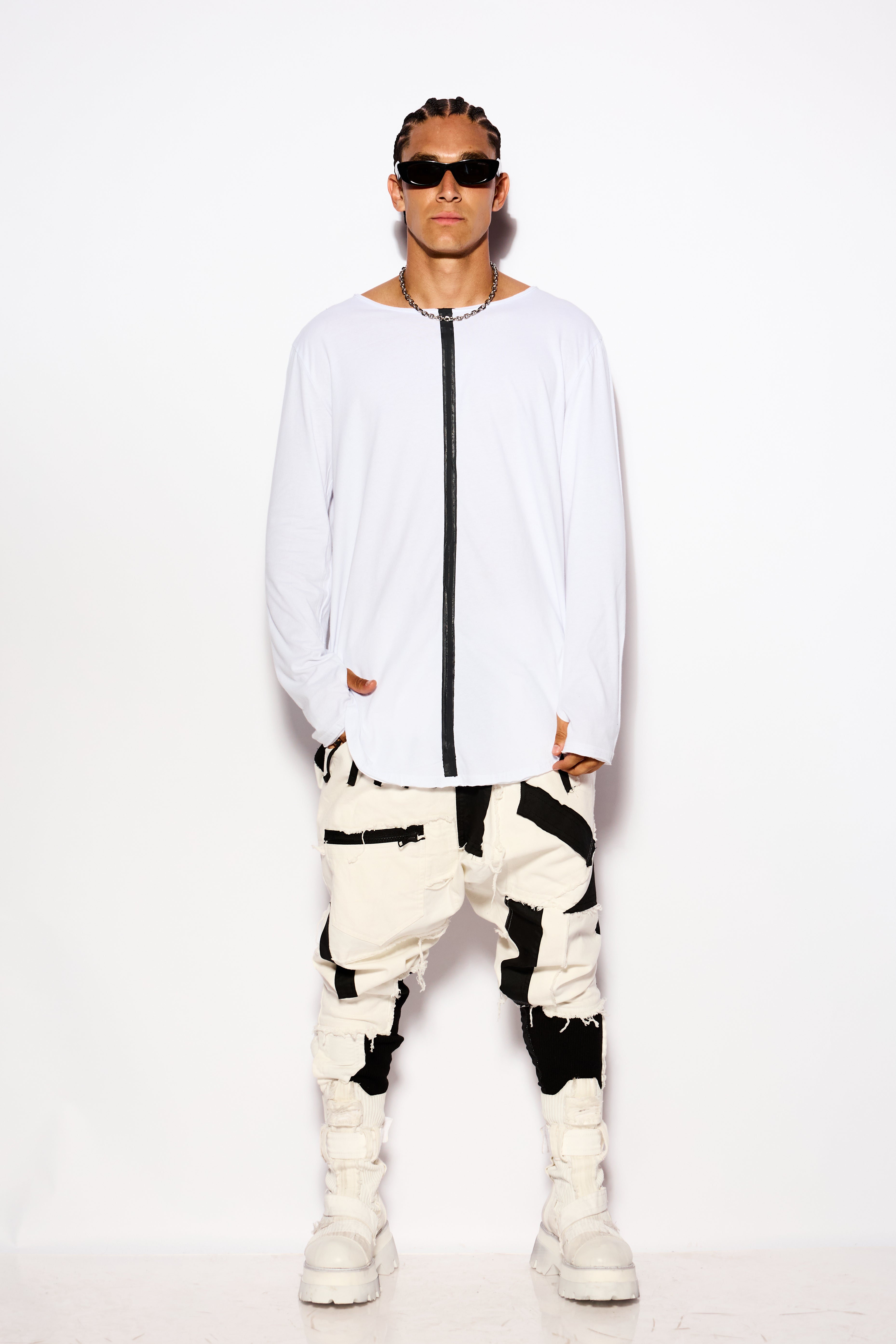 White Ghost cargo pants
