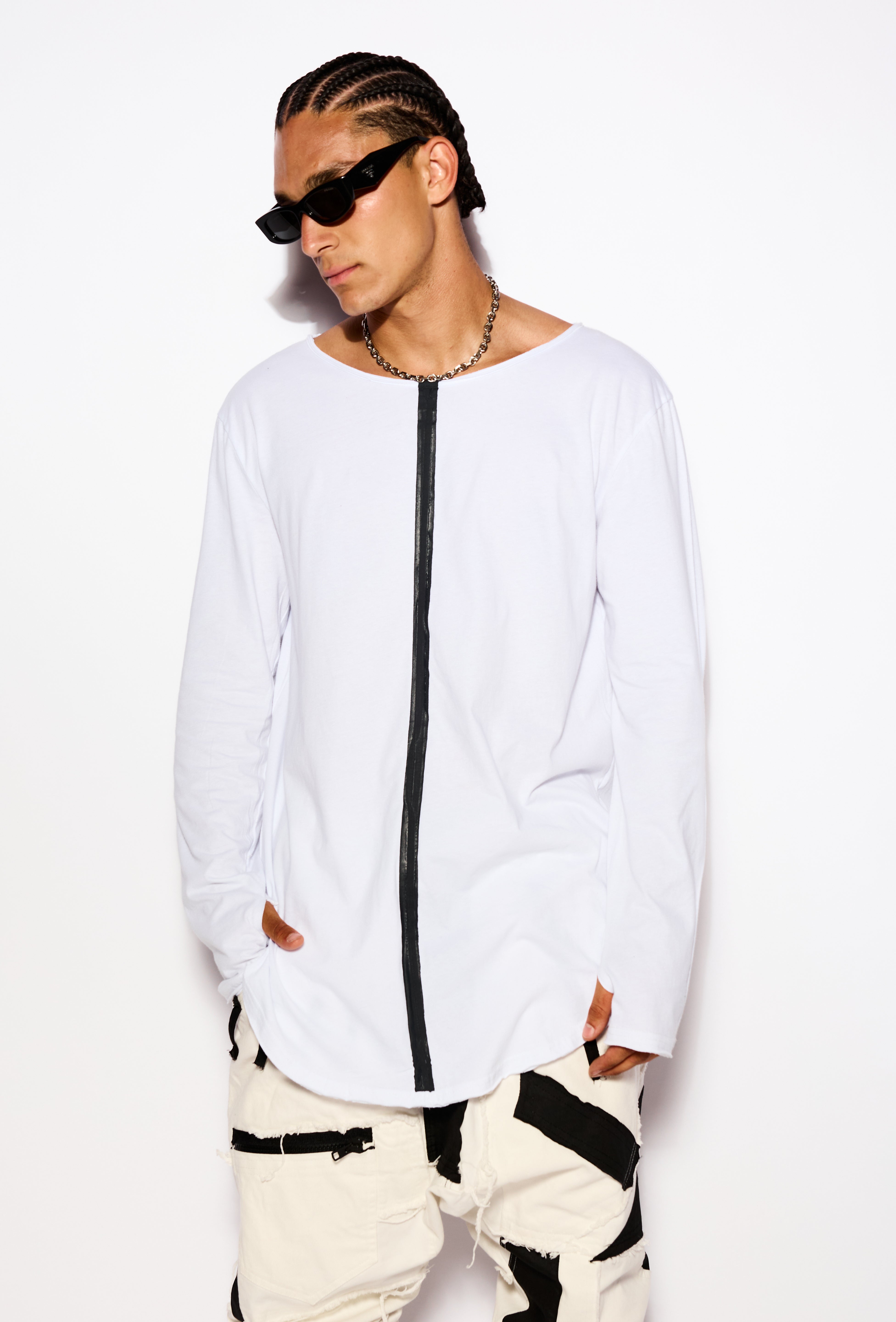 White Shadow stripe shirt