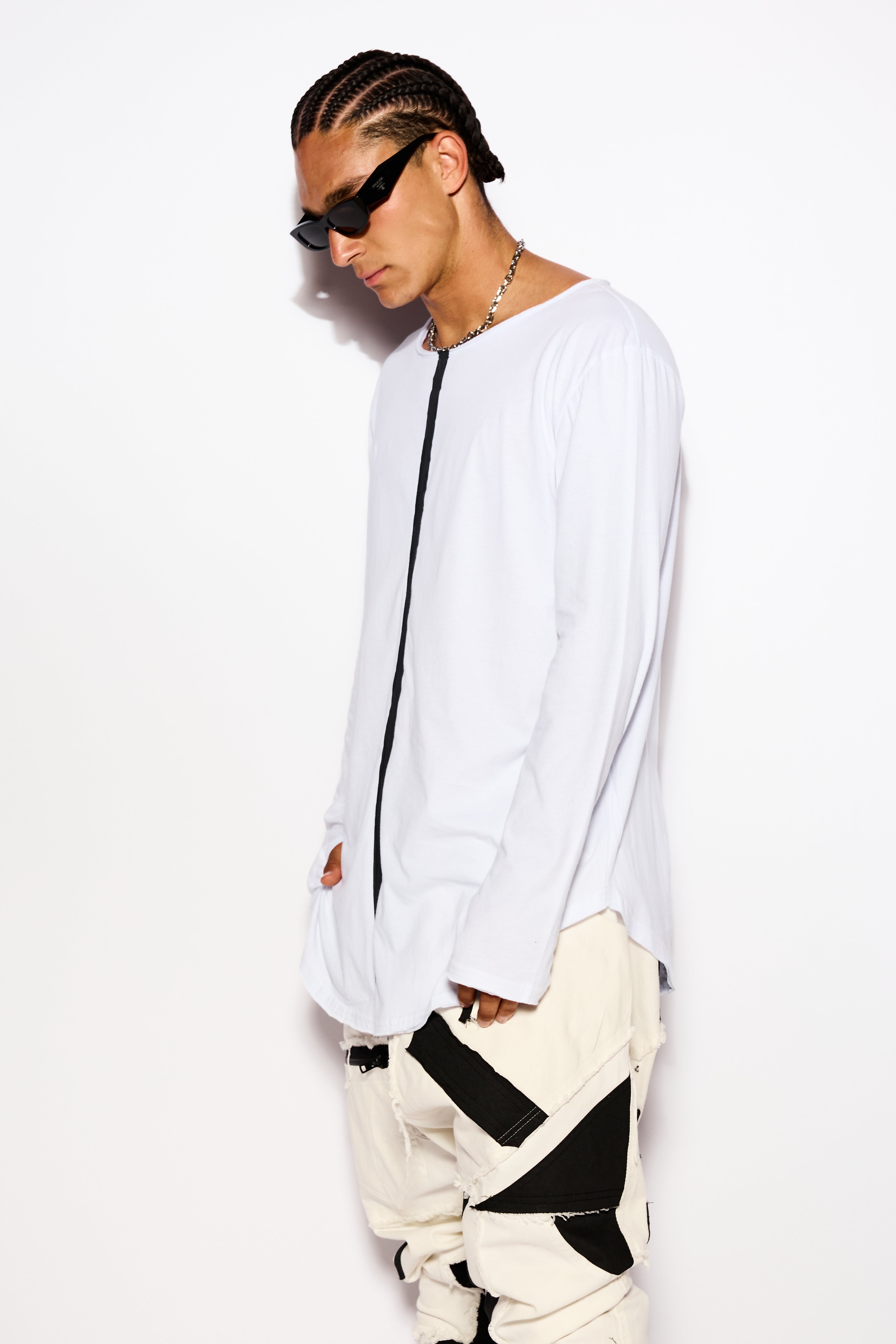 White Shadow stripe shirt