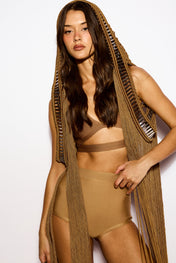Brown Orchale Vest