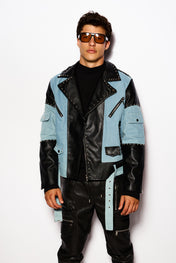 Denim detail jacket