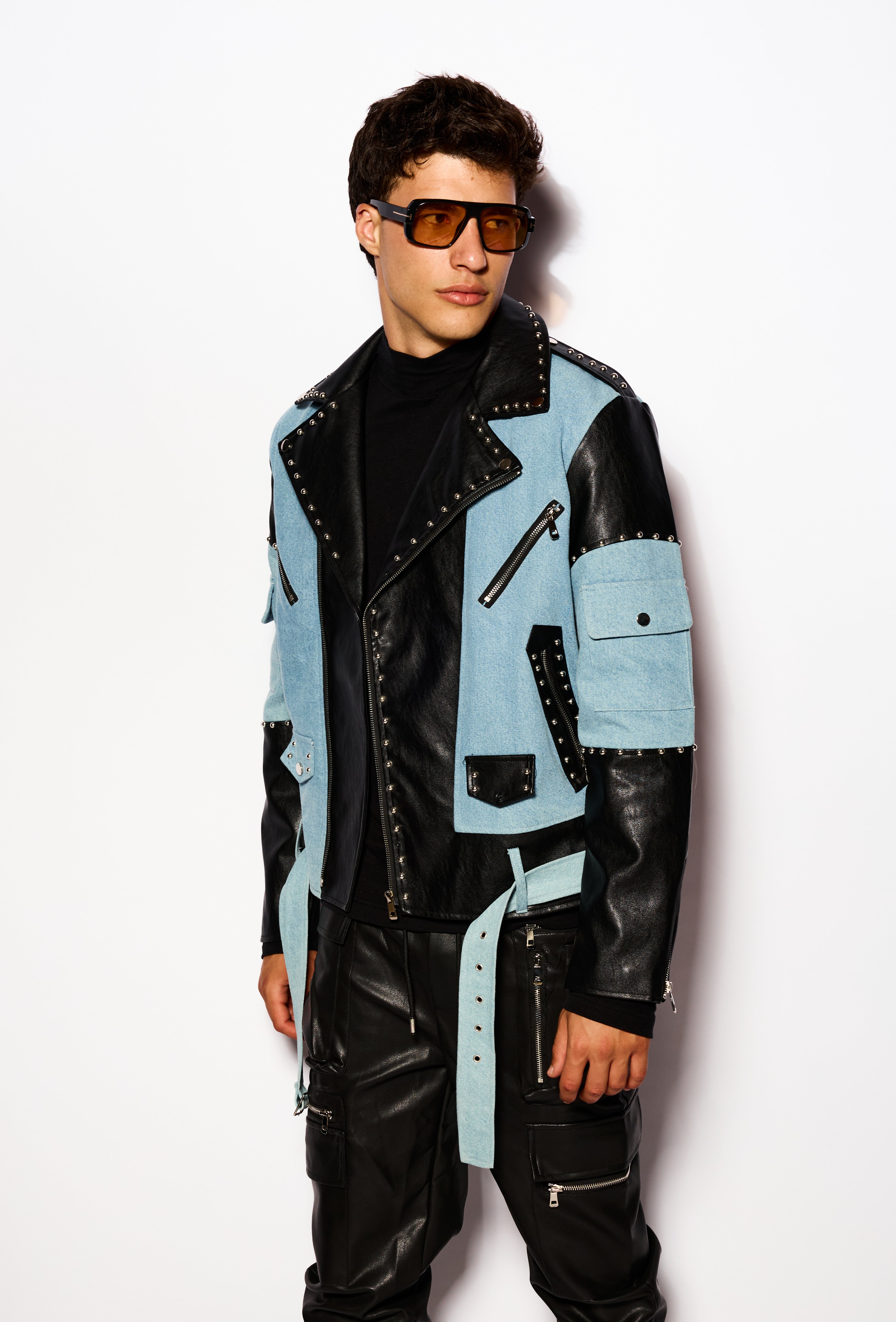 Denim detail jacket