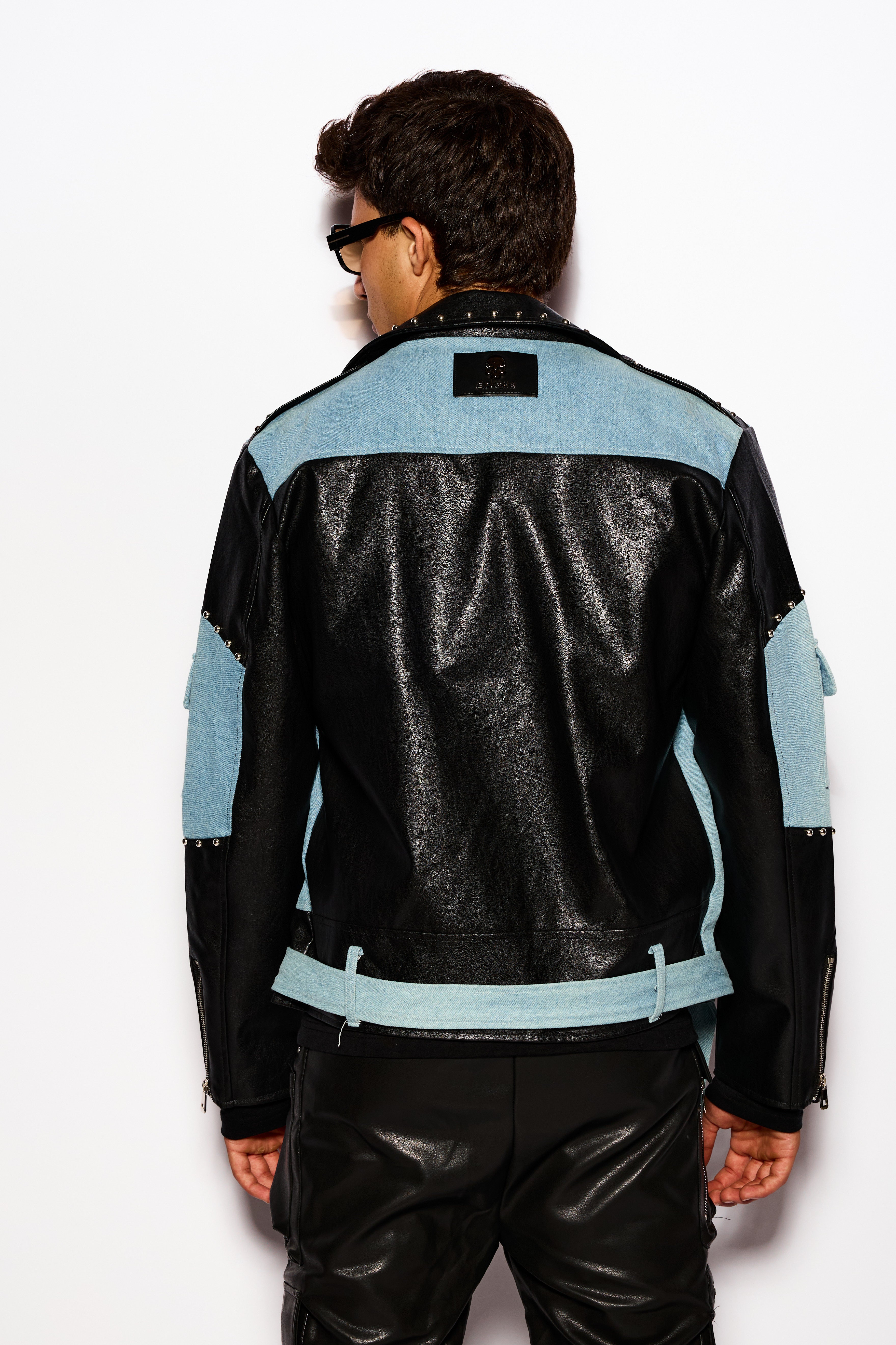 Denim detail jacket