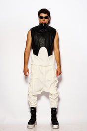 Black Moto vest