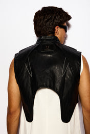Black Moto vest