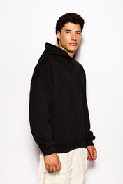 Drop shoulder hoodie