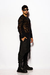 Black Sheer Knit