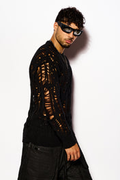 Black Sheer Knit