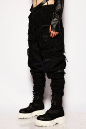 Black Cargo apocalypse pants