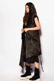 Black POCALYPSE Asymmetric Vest