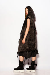 Black POCALYPSE Asymmetric Vest