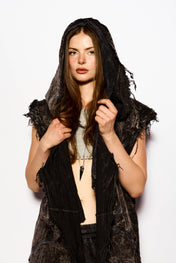 Black POCALYPSE Asymmetric Vest