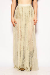 Lace skirt crystal