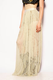 Lace skirt crystal