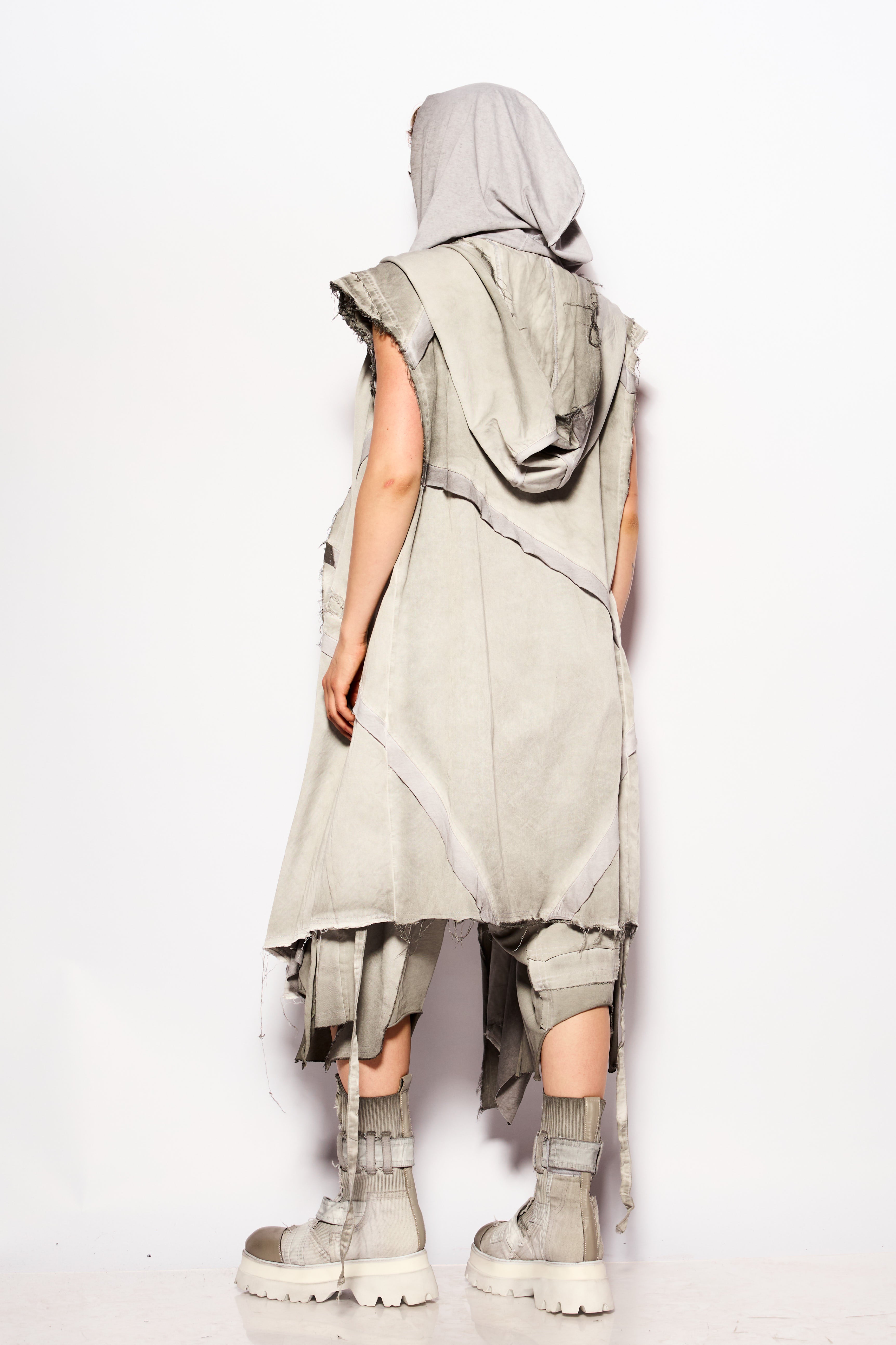 Gray APOCALYPSE Asymmetric Vest
