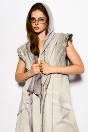 Gray APOCALYPSE Asymmetric Vest