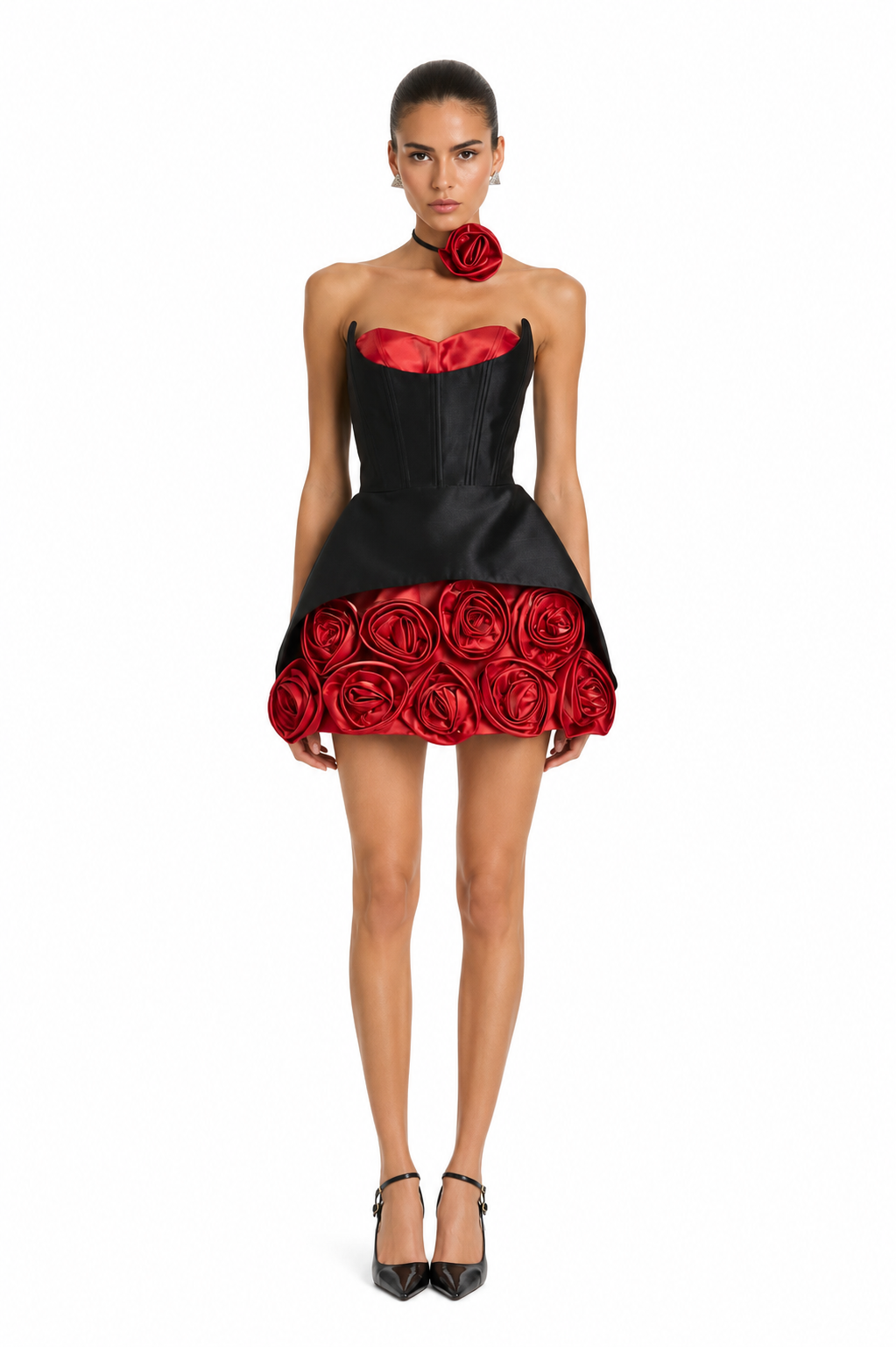 Rose Petal Corset Dress